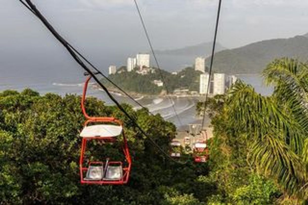 Places Teleférico São Vicente - embarque/desembarque