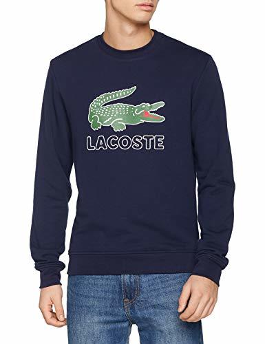 Social Lacoste Sh6382 Sudadera, Azul