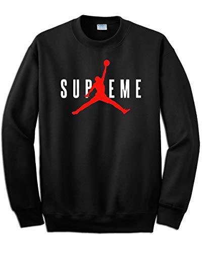 Social ARTIST - Sudadera con impresión Supreme Michael Jordan 23