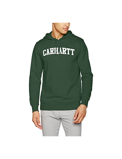 Carhartt Ch Hooded College, Sudadera con capucha para Hombre, Rojo
