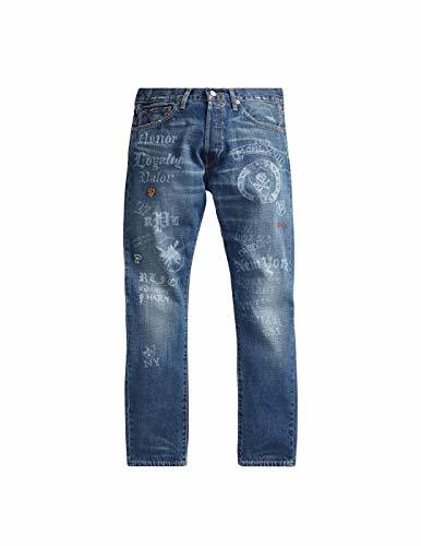 Moda Vaqueros Ralph Lauren Sullivan Slim Azul Hombre 31 Azul