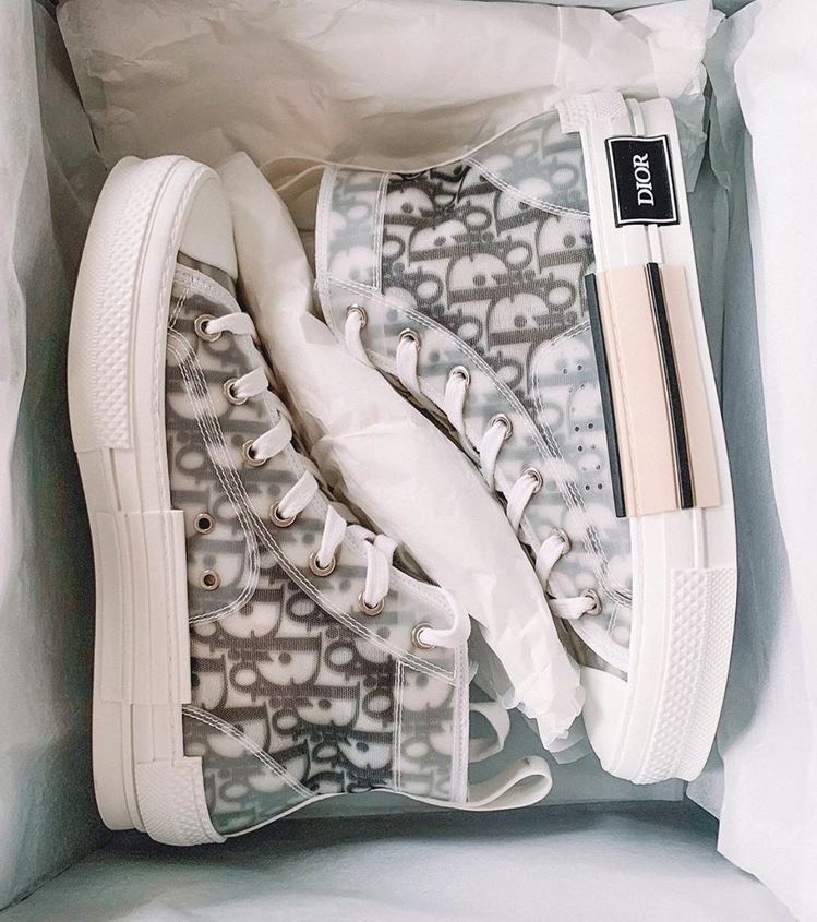 Producto B23 HIGH-TOP SNEAKERS IN DIOR OBLIQUE