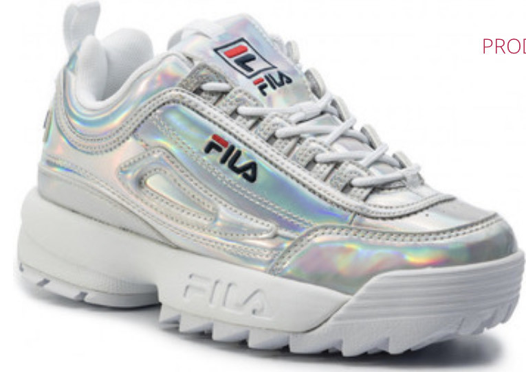 Fashion Fila Prateado 