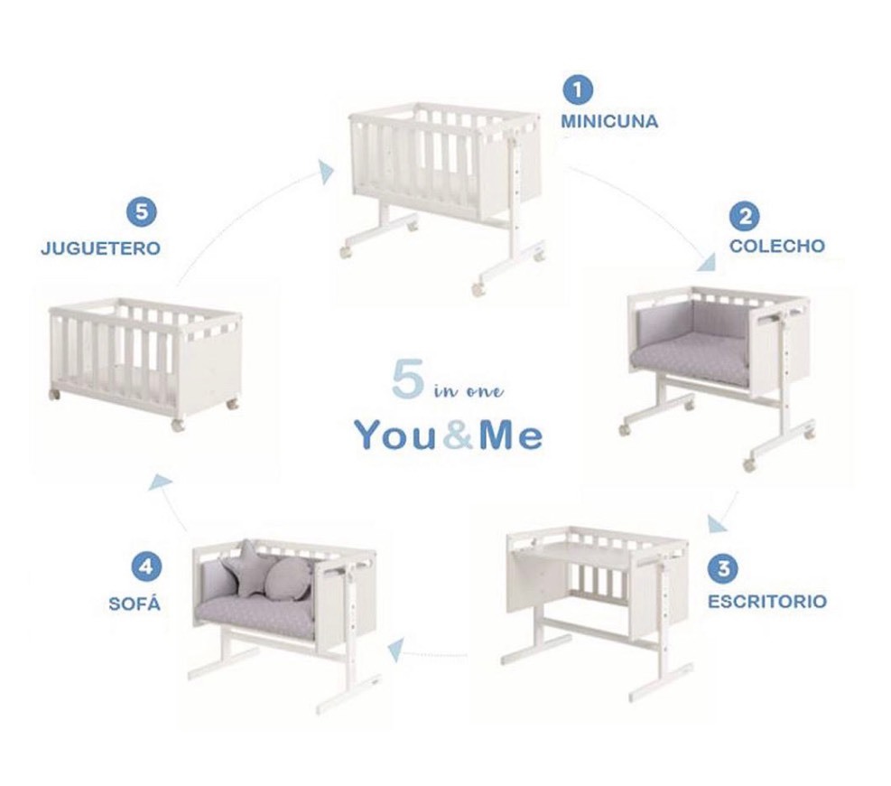 Fashion Mini Berço Cosleeping You & Me Micuna 0m+