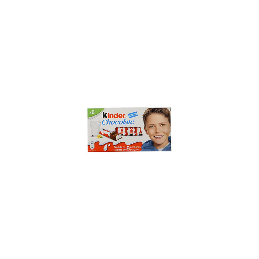 Product Kinder Chocolate Barritas de Chocolate con Leche - Pack de 8 x