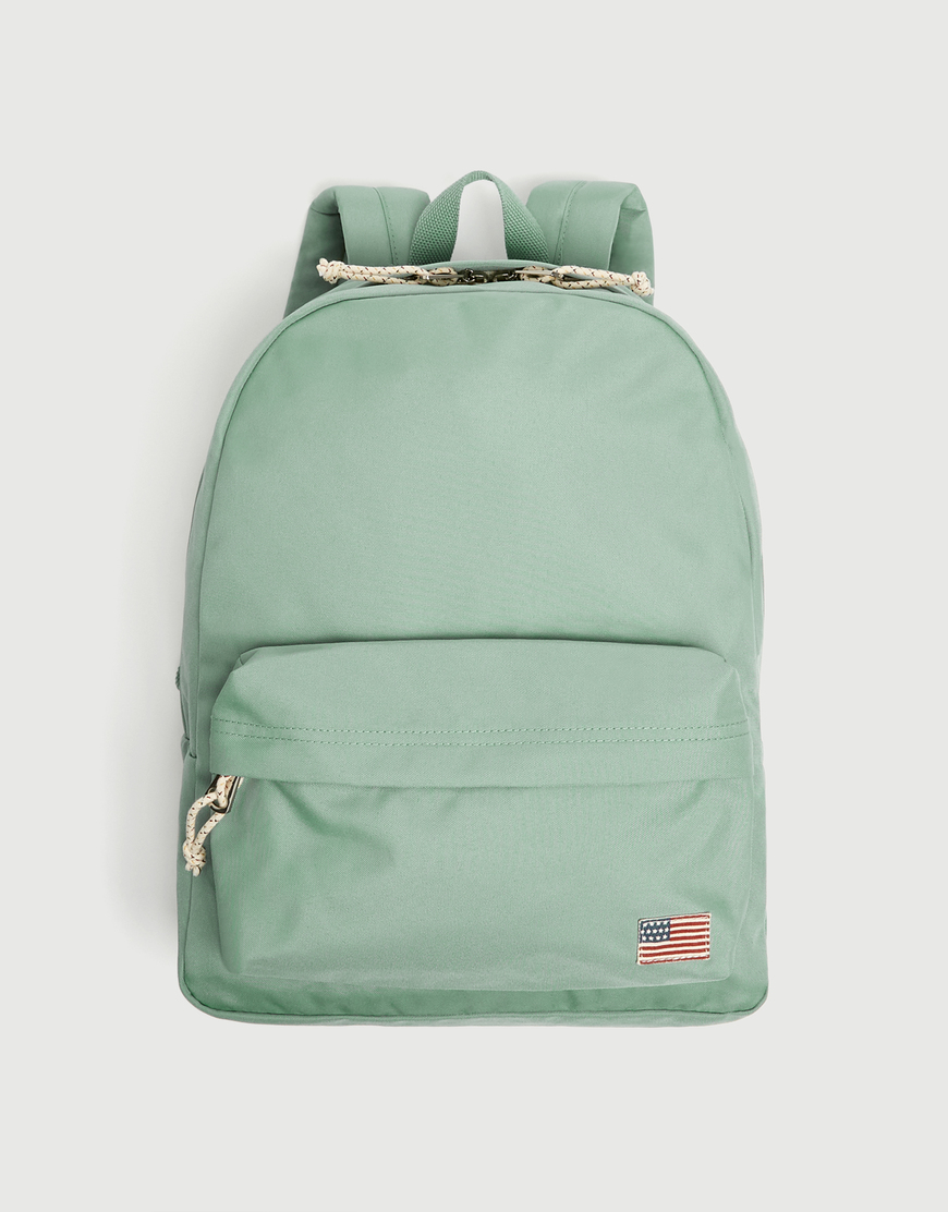 Moda Mochila verde-água Pull and bear