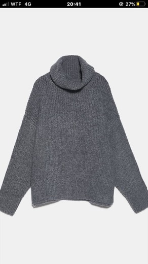 Sweater Oversize com Lã e Alpaca 