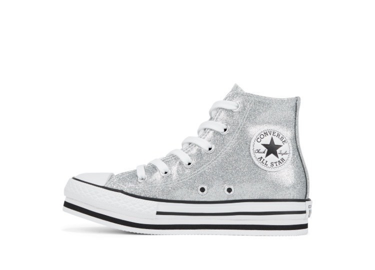 Fashion Coated Glitter Chuck Taylor All Star Platform