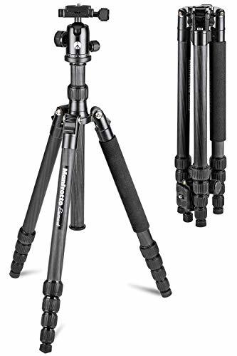 Electronic Manfrotto Element Grande, Trípode de Viaje con Rótula de Bola, Fibra de