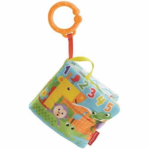 Fisher-Price Libro activity bebé, juguete colgante para bebé recién nacido