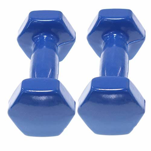Fitness AYA Set de 2 Mancuernas con Revestimiento de Vinilo