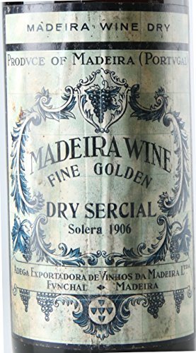 Social ADEGA EXPORTADORA DE VINHOS DE MADEIRA Fine Golden Dry Sercial Solera 1906