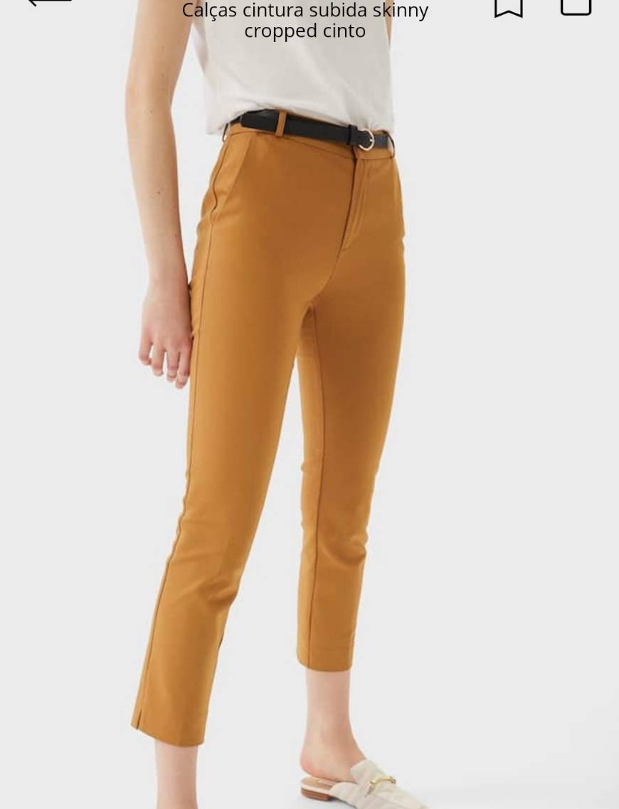 Moda Calça cintura subida skinny