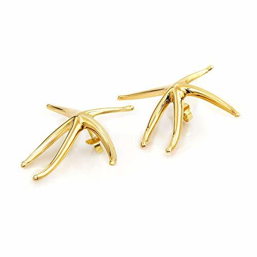 Moda Tiffany Co. Elsa Peretti - Pendientes náuticos de oro amarillo