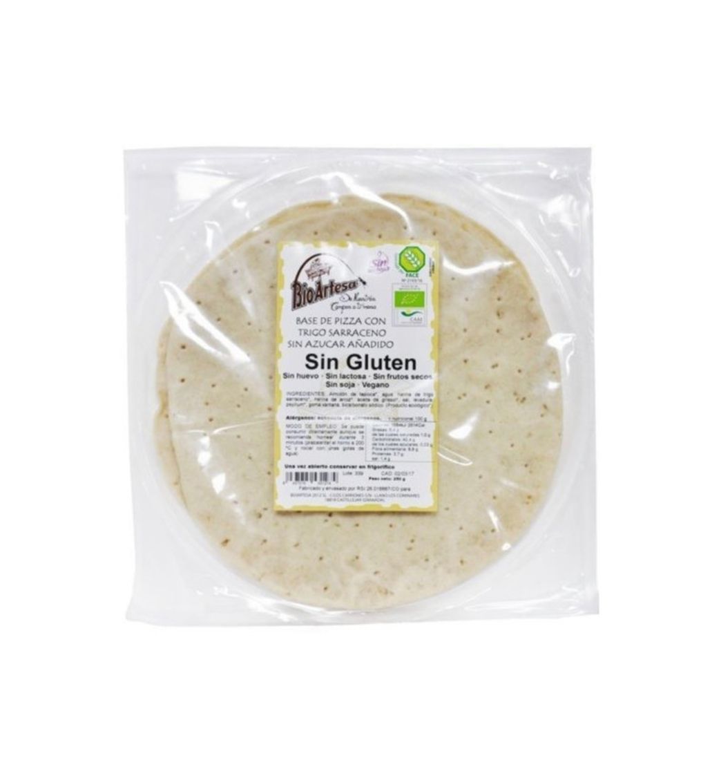 Producto Pizza sin gluten – Base para hacer pizza bio