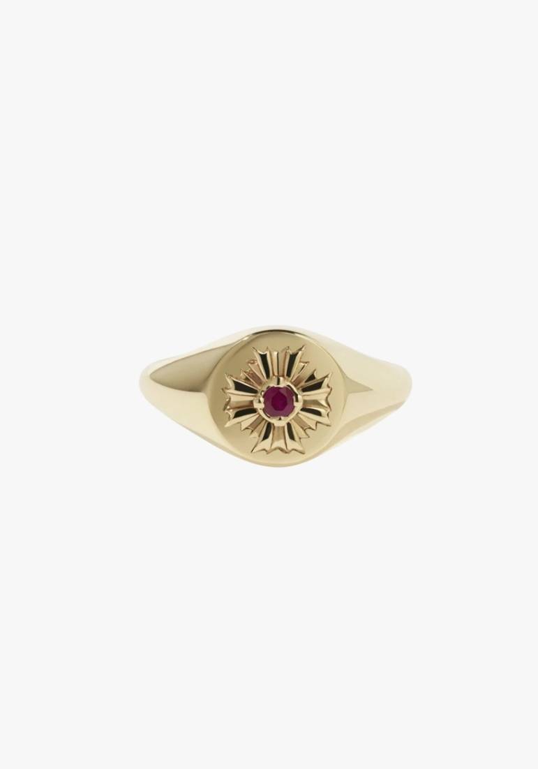 Producto MEADOWLARK AUGUST SIGNET RING STONE anel acessórios moda



