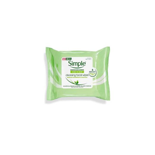 Simple cleansing facial wipes