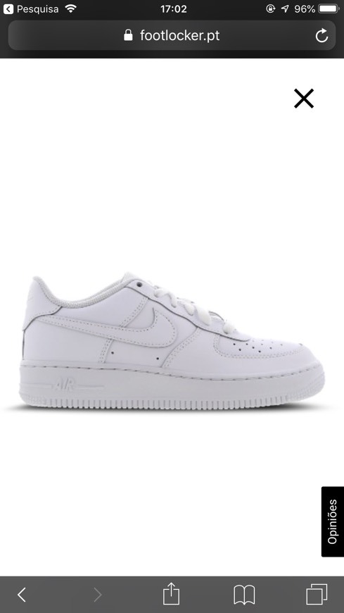 Product Nike air force brancas