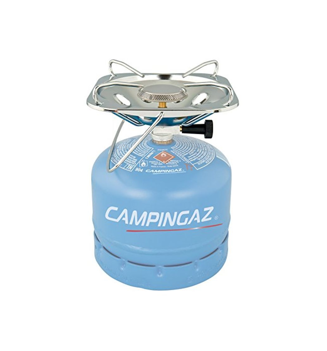 Social Campingaz Hornillo Gas Super Carena R, Cocina Portátil, 1 Fuego, Funciona con