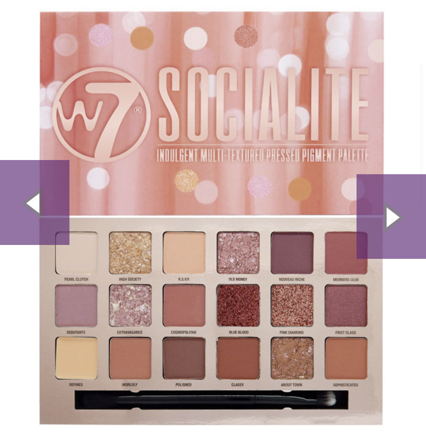 Fashion Paleta w7 socialite 