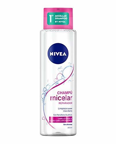 Beauty NIVEA Champú Micelar Reparador - 4 Recipientes x 400 ml - Total