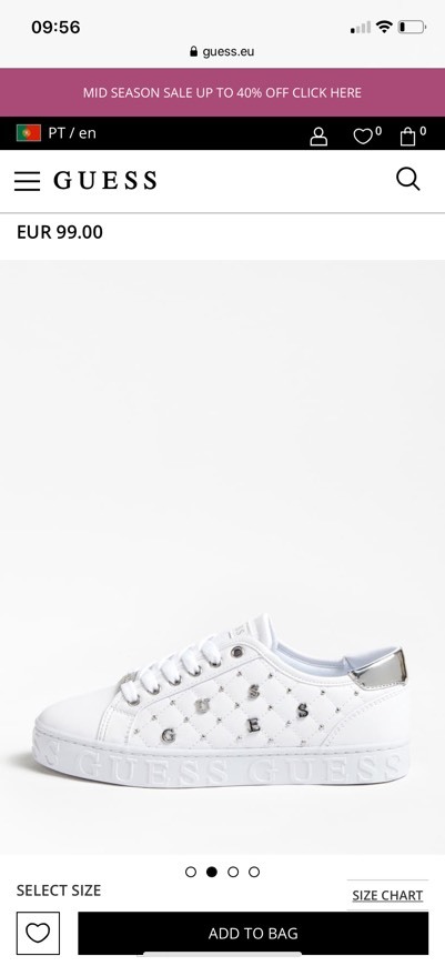 Producto Guess GLADISS Black quilted look sneakers