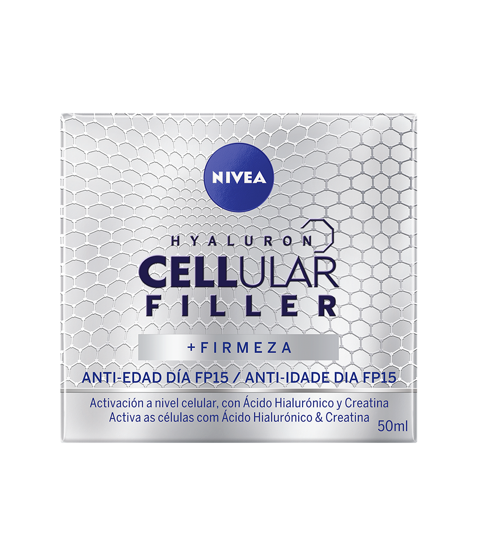 Moda NIVEA Hyaluron Cellular Filler Cuidado de Día Antiedad FP15