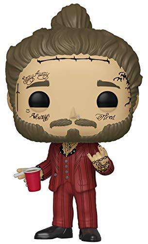 Social Funko- Pop Vinilo Post Malone Rocks Figura Coleccionable, Multicolor