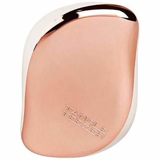 Social Tangle Teezer - Cepillo desenredar Compact Styler Rose Gold Cream