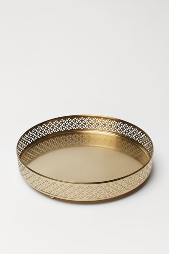 Golden tray 