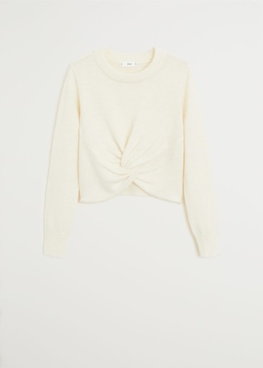 White knit top