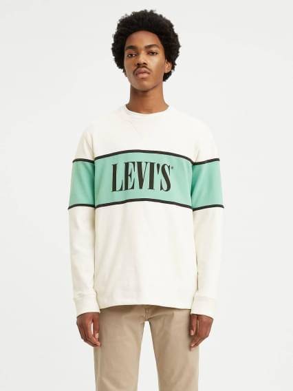 Productos Levis Sweatshirt Border Colorblock Crewneck