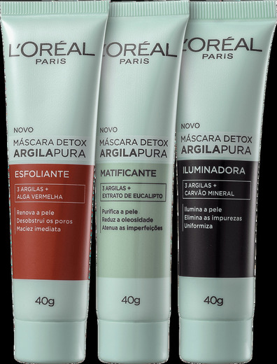 L'Oréal-máscaras argilas puras