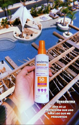 REPASKIN Aerosol transparente SPF 50 | SESDERMA