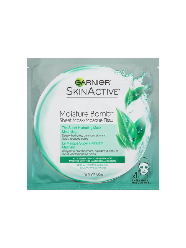 Producto Garnier SkinActive
The Super Hydrating Sheet Mask-Mattifying