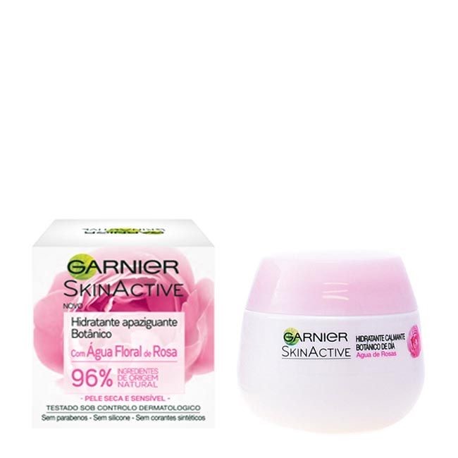 Moda Garnier SkinActive Água De Rosas Creme Hidratante Calmante