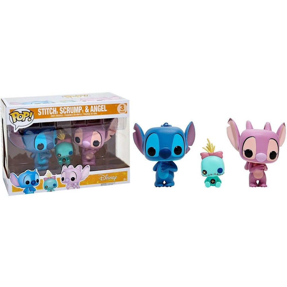 Moda Funko Pop Figures : Stitch - Stitch, Scrump & Angel