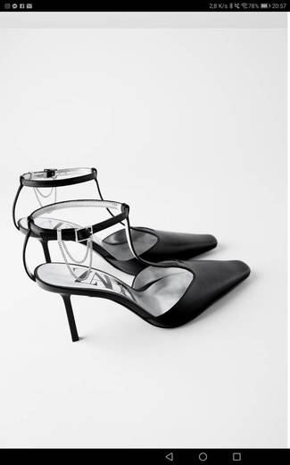Sapato com correntes - Zara 