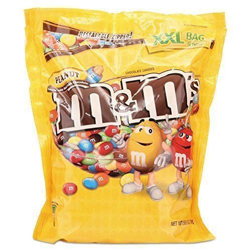 Lugar M & M 's – Leche recubierto de chocolate candy W/Centro de cacahuete