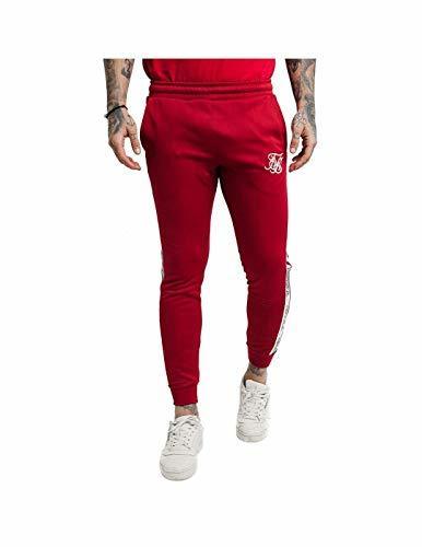 Social Sik Silk Pantalón Cuffed Runer Rojo Hombre M Rojo