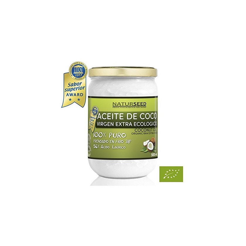 Social Naturseed - Aceite de coco Virgen Extra Orgánico - Para uso Estético
