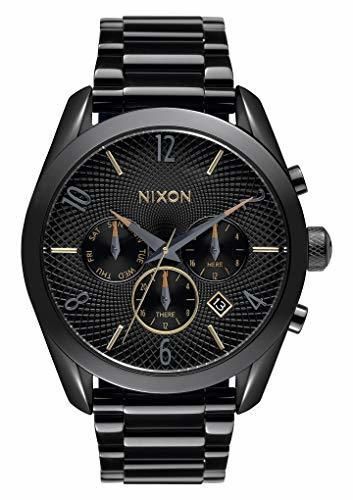 Nixon Reloj Cronógrafo para Mujer de Cuarzo con Correa en Acero Inoxidable