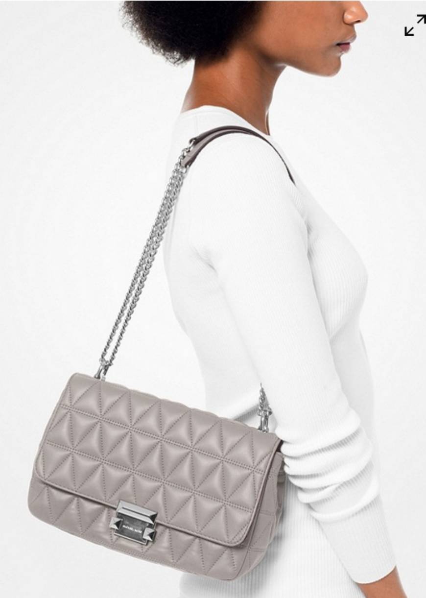 Product MK Sloan Large Quilted-Leather Shoulder Bag

