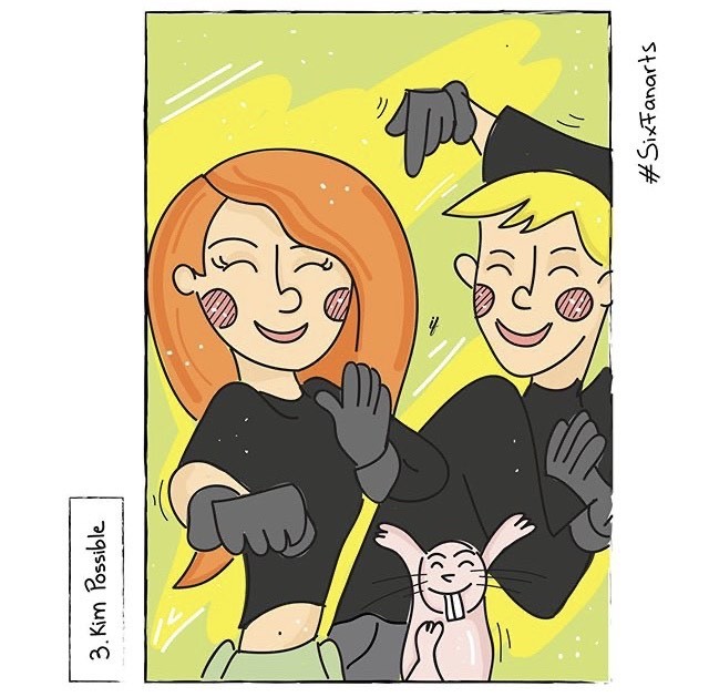 Moda Fanart 3. Kim Possible 🙅‍♀️