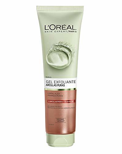 Belleza L'Oréal Paris Dermo Expertise Gel Limpiador Exfoliante Arcillas Puras Roja