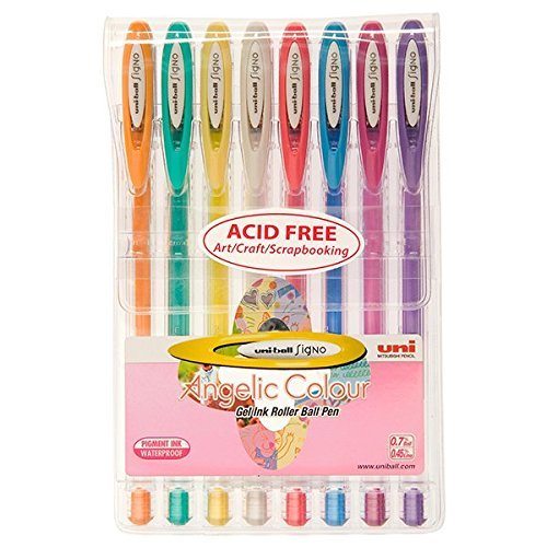 Social UNI Ball Signo Angelic Colors - Pack de 8 rotuladores