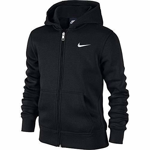 Social Nike 619069-010 - Sudadera con capucha para niños, color Negro