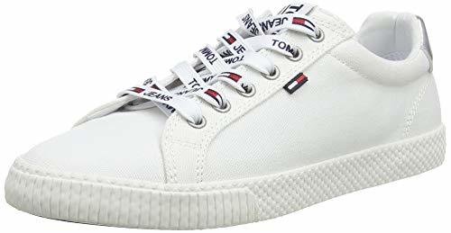 Moda Tommy Hilfiger Tommy Jeans Casual Sneaker, Zapatillas para Mujer, Blanco