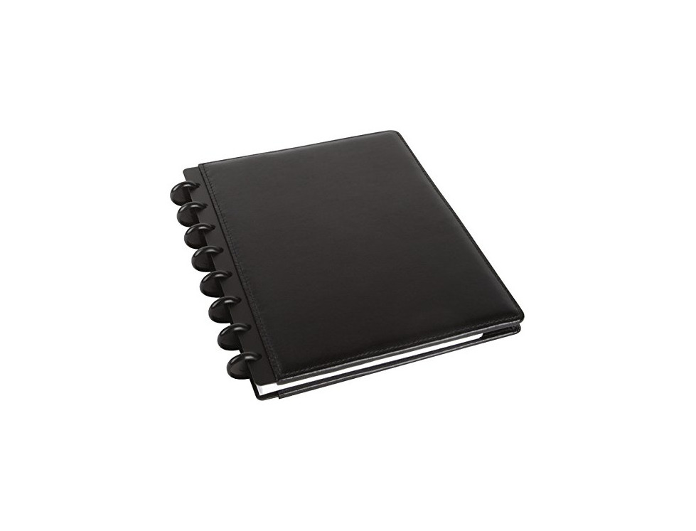 Producto M by staples aRC remplissage en cuir noir format dIN a5 60