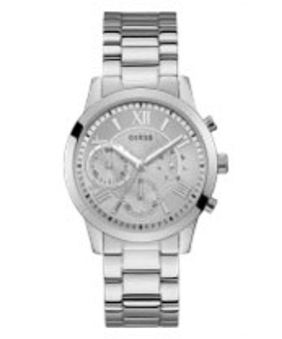 Social Relógio guess prateado 